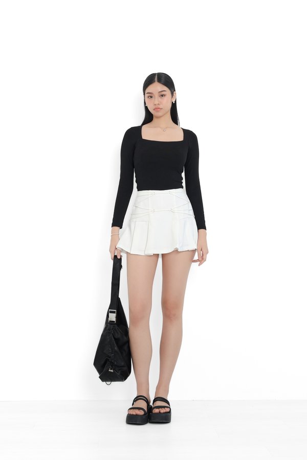 (PREORDER) *TPZ* PERFECT HONOKA LONG SLEEVES TOP IN BLACK