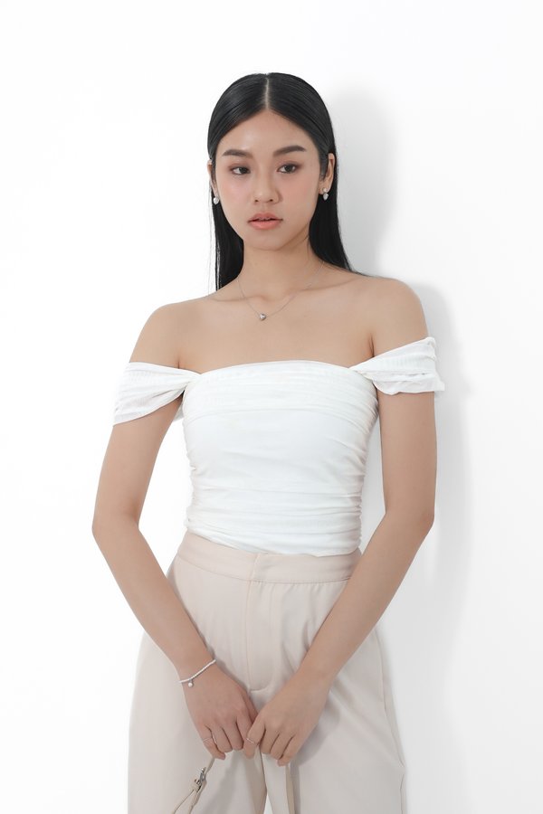 (PREORDER) *TPZ LUXE MESH* CAS MULTI WAY MESH TOP 2.0 IN WHITE