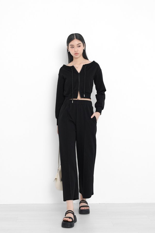 *TPZ* BIZ LOUNGE ATHLEISURE JOGGERS IN BLACK