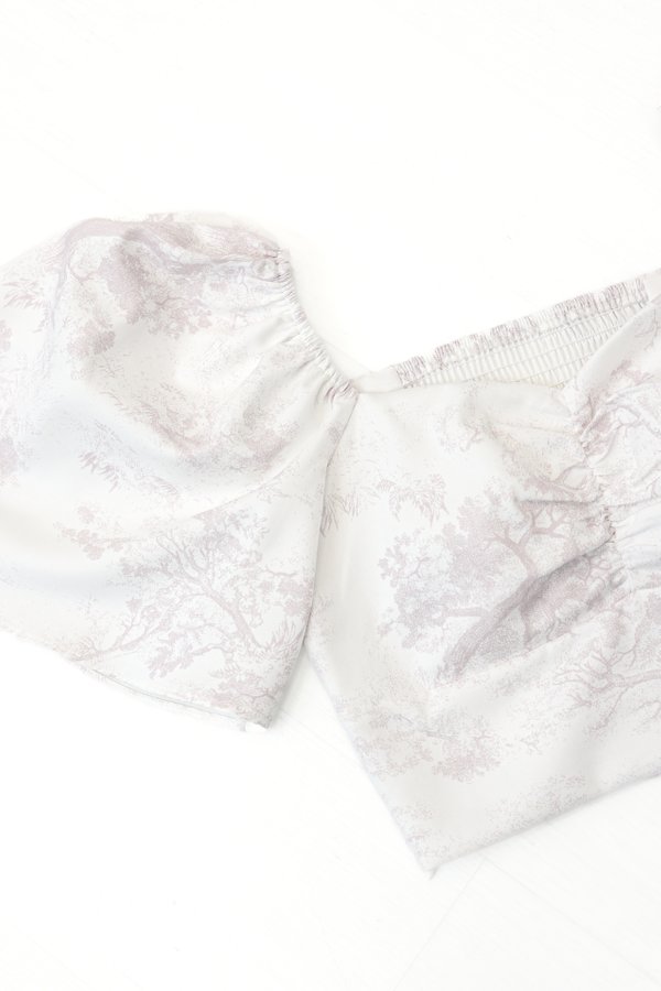 (PREORDER) *TPZ* DYNASTY FLUTTER SLEEVES TOP 4.0 IN TOILE DE SECRET SOFT PINK