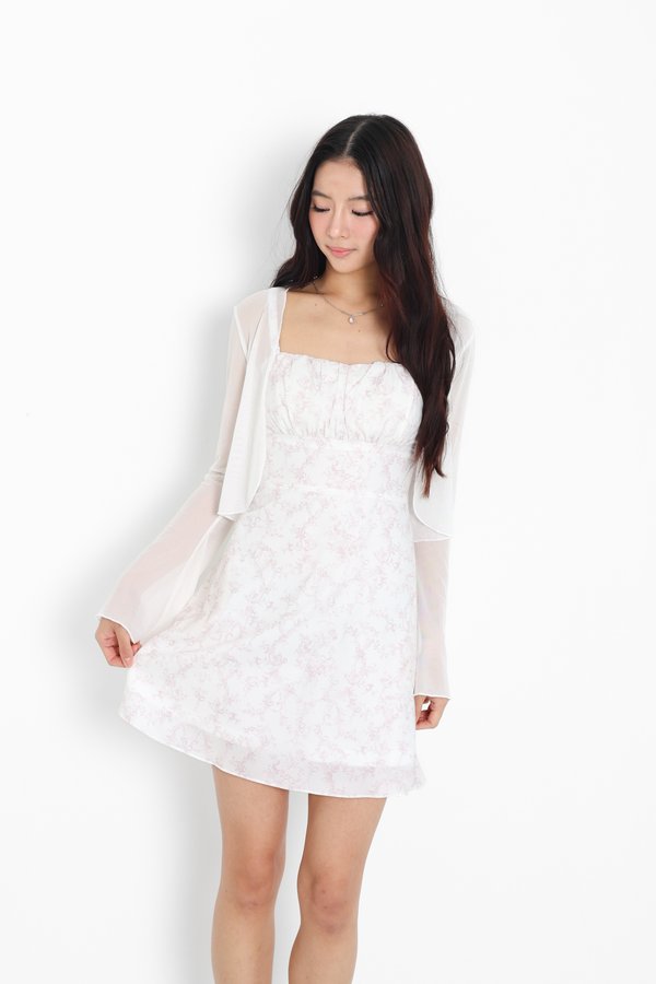 *TPZ* MINI DESSA SCRUNCHIE DRESS 2.0 IN TOILE DE RIBBON SOFT PINK