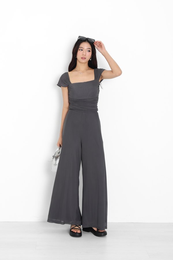 (PREORDER) *TPZ LUXE MESH* CAS MULTI WAY MESH TOP 2.0 IN DARK GREY