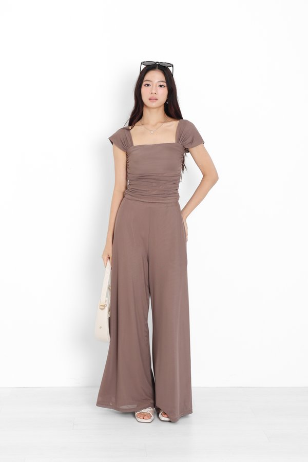 (PREORDER) *TPZ LUXE MESH* CAS MULTI WAY MESH TOP 2.0 IN COFFEE