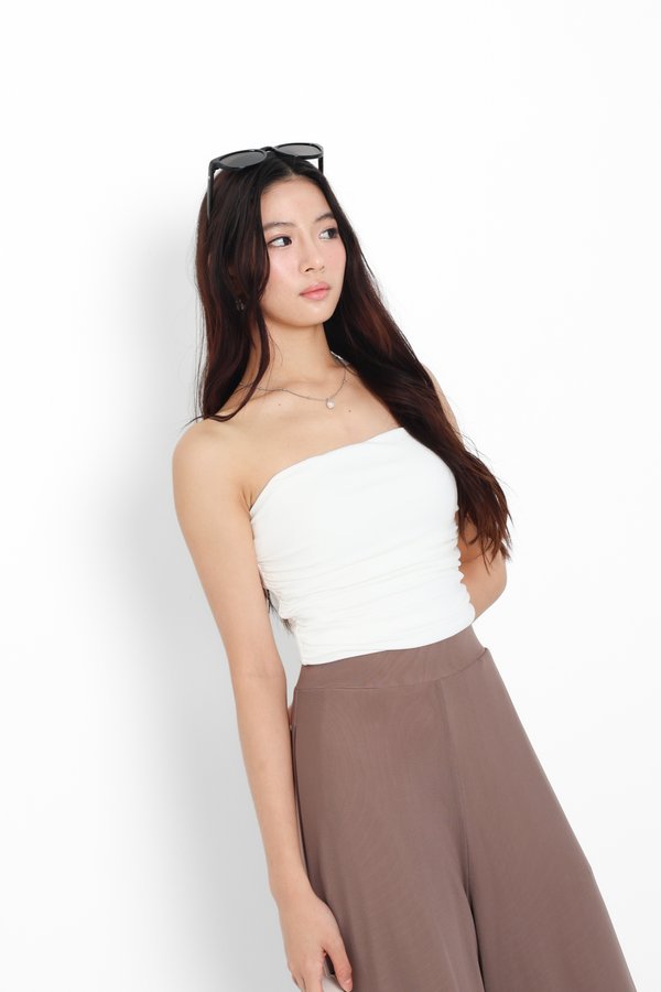 *TPZ* PERFECT MULTI RIBBON TOP IN WHITE