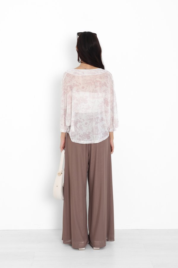 (PO ETA: MID AUG) *TPZ LUXE MESH* ALL DAY MESH KIMONO IN TOILE DE ROMANCE SOFT PINK
