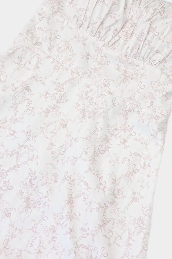 *TPZ* MINI DESSA SCRUNCHIE DRESS 2.0 IN TOILE DE RIBBON SOFT PINK
