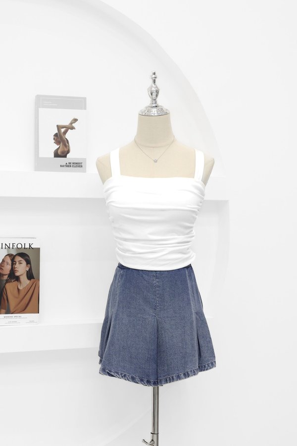 *TPZ* PERFECT MULTI RIBBON TOP IN WHITE