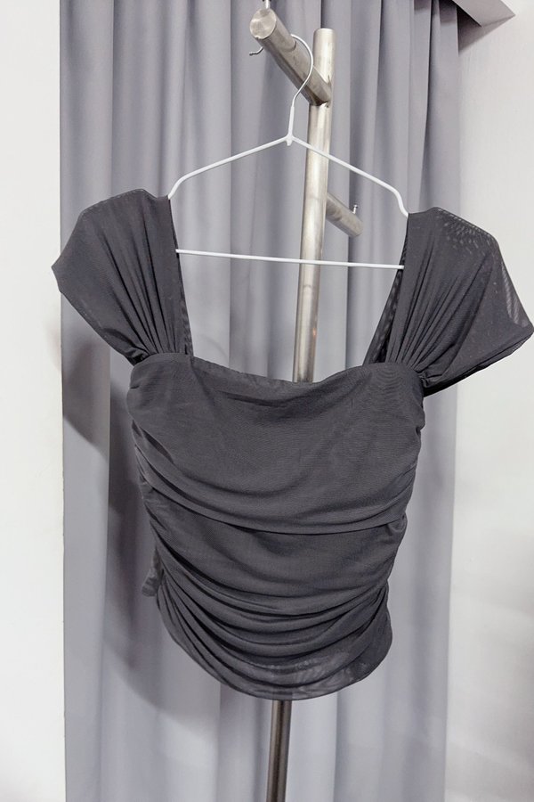(PREORDER) *TPZ LUXE MESH* CAS MULTI WAY MESH TOP 2.0 IN DARK GREY