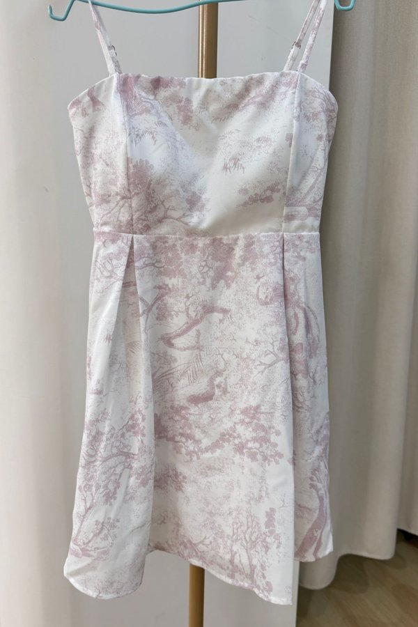 (PO ETA: MID JULY) *TPZ* ELLA DRESS ROMPER (WITH DETACHABLE SHORTS) IN TOILE DE SECRET SOFT PINK