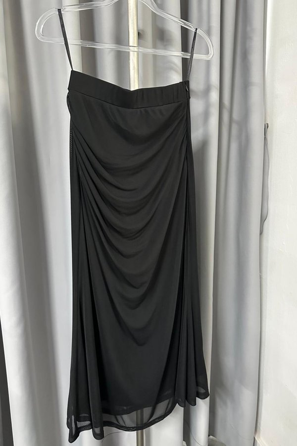 (PREORDER) *TPZ LUXE MESH* AURELIA MESH MERMAID SKIRT IN BLACK