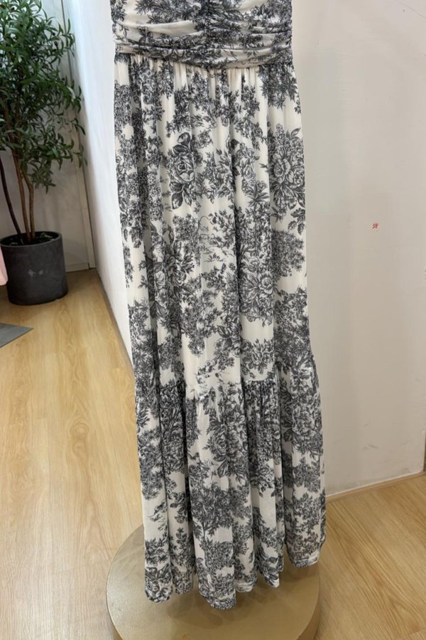 (PO ETA: MID JULY 2025) *TPZ LUXE MESH* DIORA DROP HEM MAXI 3.0 IN TOILE DE ETERNITY WHITE