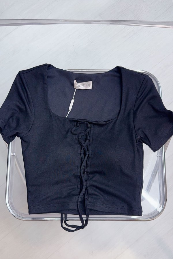 (PREORDER) *TPZ* PERFECT CORSET BASIC TOP IN BLACK