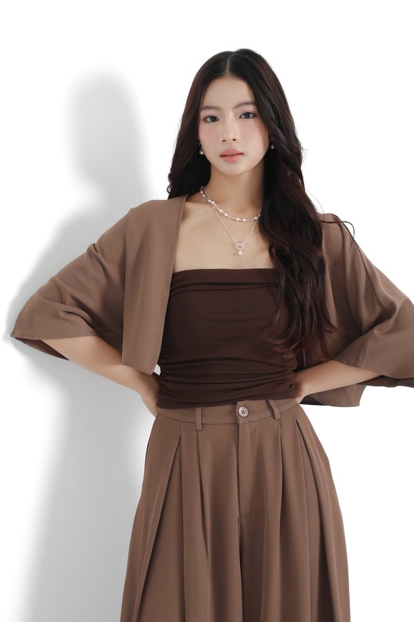 *TPZ* IKIGAI KIMONO 2.0 IN TOFFEE (198)