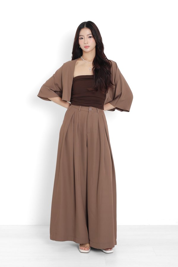 *TPZ* IKIGAI KIMONO 2.0 IN TOFFEE (198)