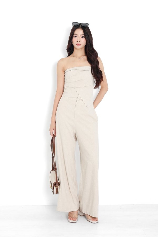 (PO ETA: END JULY) *TPZ* STONE LINEN PANTS (REGULAR) IN LINEN BEIGE