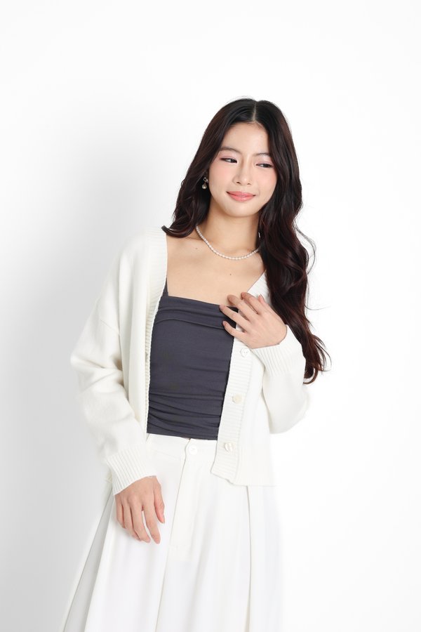 *TPZ* MISTLETOE KNIT CARDIGAN 2.0 IN CREAM