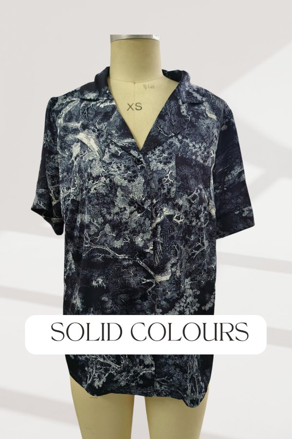 (PO ETA: END SEPT) *TPZ LOUNGE* THE MOON TPZ SATIN PADDED SHIRT IN SOLID (MULTIPLE COLOURS)