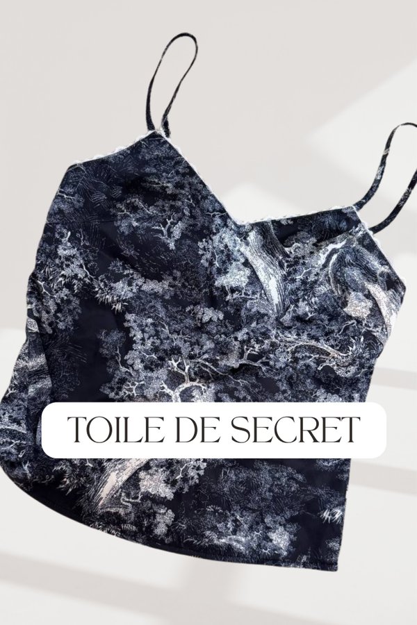 (PO ETA: END SEPT) *TPZ LOUNGE* THE MOON TPZ SATIN LACE CAMISOLE TOP IN TOILE DE SECRET (MULTIPLE COLOURS)