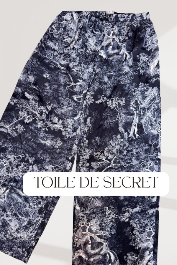 (PO ETA: END SEPT) *TPZ LOUNGE* THE SUN TPZ SATIN UNISEX LONG PANTS IN TOILE DE SECRET (MULTIPLE COLOURS)