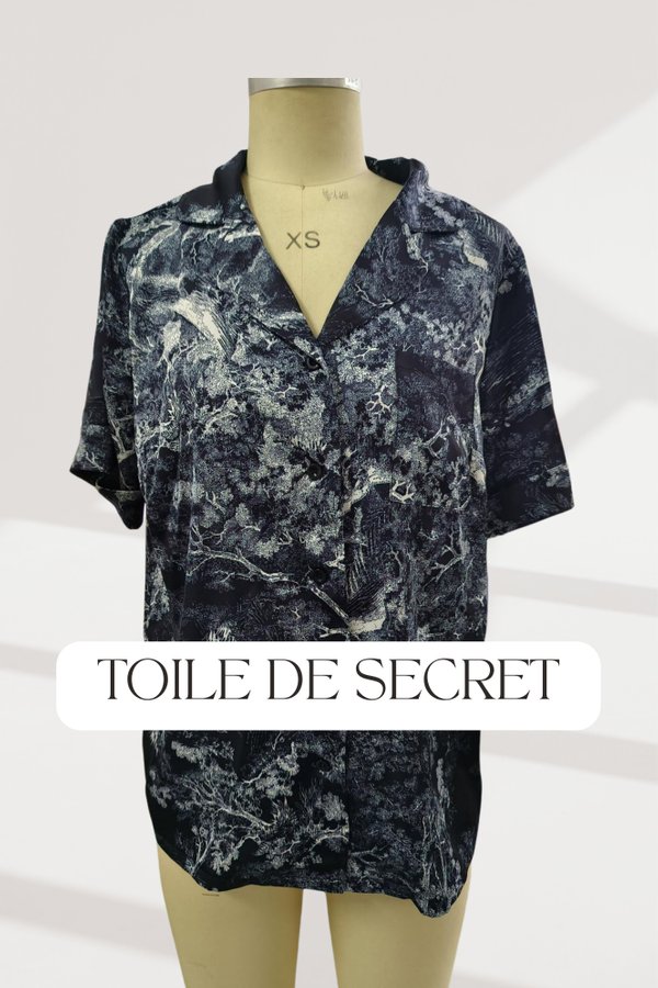 (PO ETA: END SEPT) *TPZ LOUNGE* THE MOON TPZ SATIN PADDED SHIRT IN TOILE DE SECRET (MULTIPLE COLOURS)