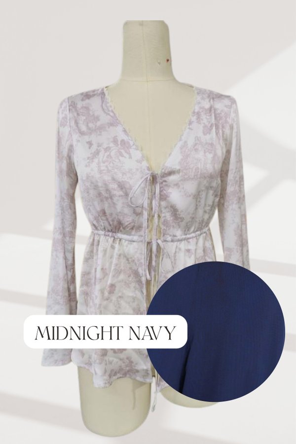 (PO ETA: END SEPT) *TPZ LOUNGE* DAWN TPZ SATIN KIMONO IN SOLID (MULTIPLE COLOURS)