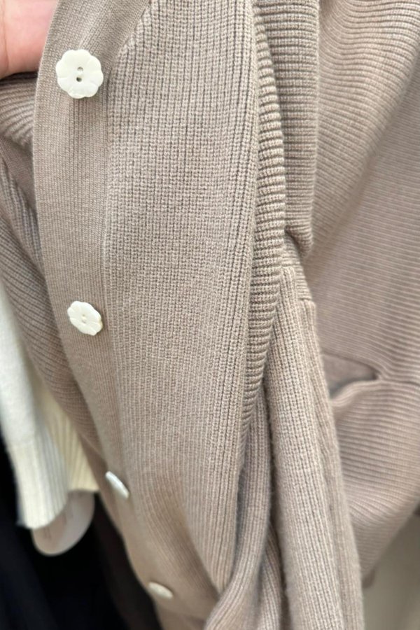 (PO ETA: END JULY) *TPZ* SLUSH OVERSIZED SOFT KNIT CARDIGAN IN COFFEE