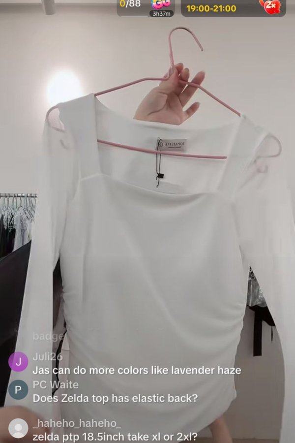(PO ETA: MID AUG) *TPZ LUXE MESH* FEL MESH BELL SLEEVES TOP IN WHITE