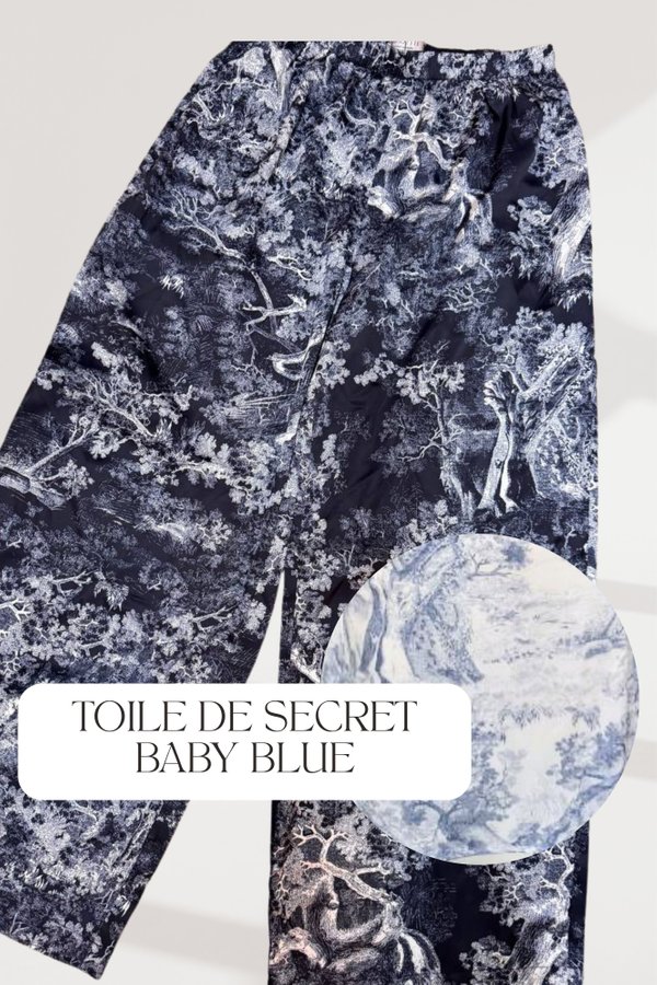 (PO ETA: END SEPT) *TPZ LOUNGE* THE SUN TPZ SATIN UNISEX LONG PANTS IN TOILE DE SECRET (MULTIPLE COLOURS)