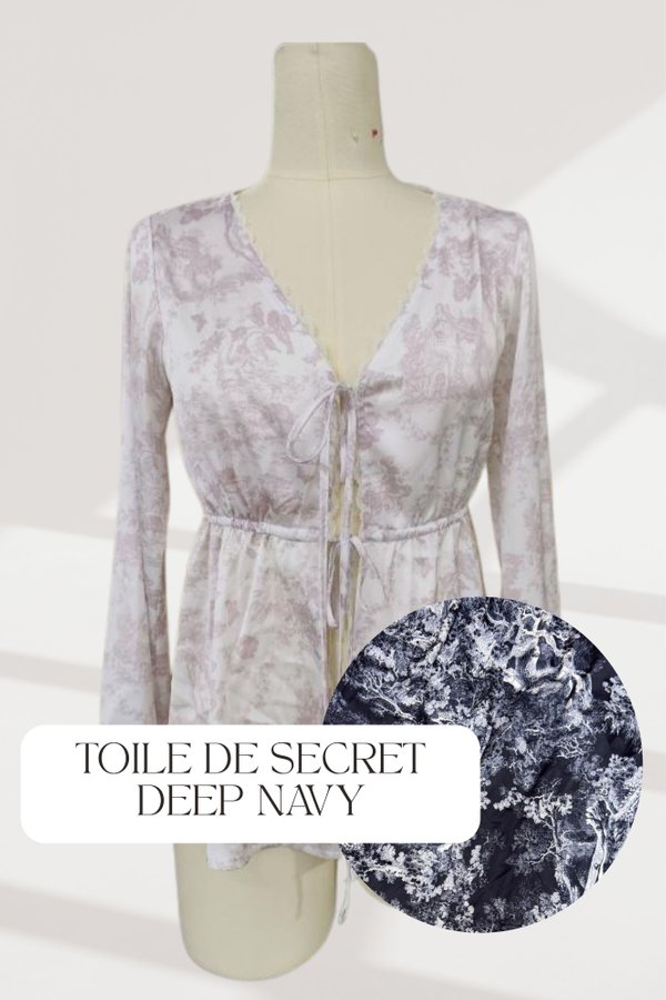 (PO ETA: END SEPT) *TPZ LOUNGE* DAWN TPZ SATIN KIMONO IN TOILE DE SECRET (MULTIPLE COLOURS)