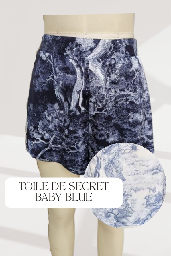 (PO ETA: END SEPT) *TPZ LOUNGE* THE MOON TPZ SATIN SHORTS IN TOILE DE SECRET (MULTIPLE COLOURS)