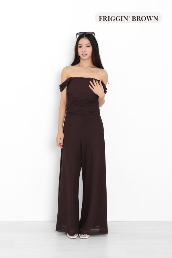 *TPZ LUXE MESH* (PETITE) STELLA HIGH WAISTED FLOWY MESH PANTS (MULTIPLE COLOURS)