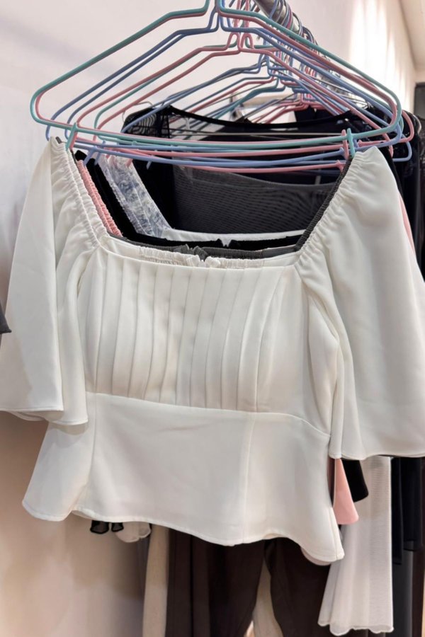 (PO ETA: END JULY) *TPZ* AURA FLUTTER TOP 2.0 IN WHITE
