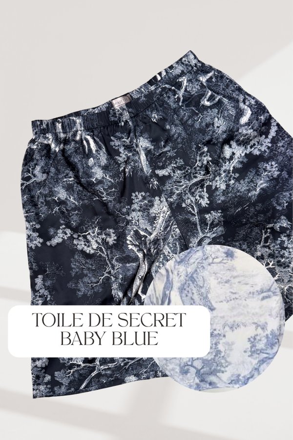 (PO ETA: END SEPT) *TPZ LOUNGE* THE SUN TPZ SATIN UNISEX BERMS IN TOILE DE SECRET (MULTIPLE COLOURS)
