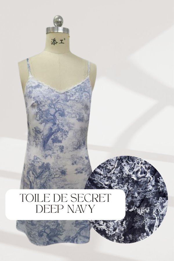 (PO ETA: END SEPT) *TPZ LOUNGE* THE MOON TPZ SATIN LACE CAMISOLE DRESS IN TOILE DE SECRET (MULTIPLE COLOURS)