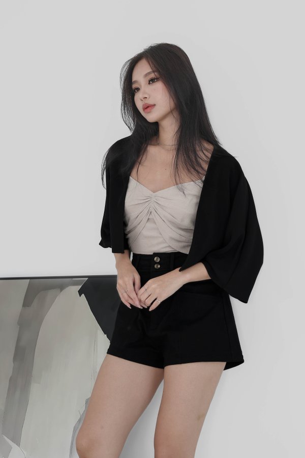 *TPZ* IKIGAI KIMONO 2.0 IN BLACK