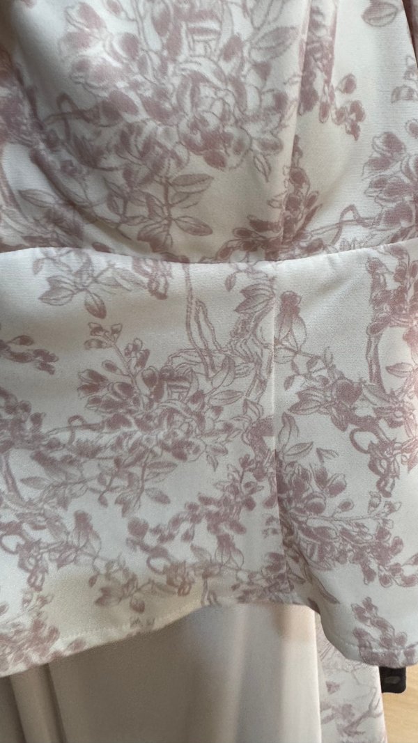 (PO ETA: END AUG) *TPZ* ZELDA FLUTTER SLEEVES FLOWY PLEATS TOP IN TOILE DE BEAUTY SOFT PINK