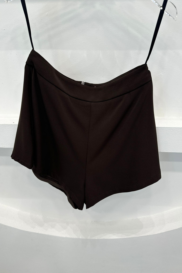 (PO ETA: MID JULY) *TPZ* TIA HIGH WAISTED SHORTS IN FRIGGIN' BROWN