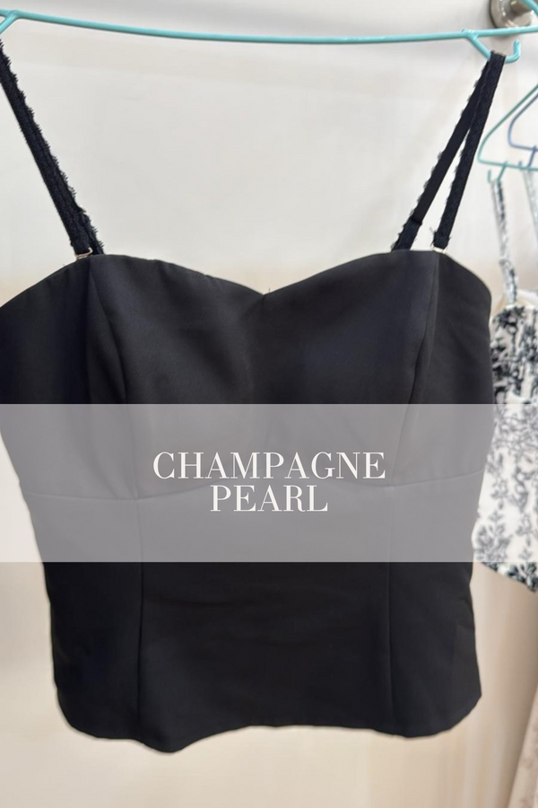(PO ETA: END AUG) *TPZ* HERA LACE STRAPS TOP IN CHAMPAGNE PEARL