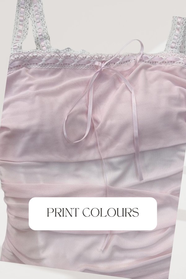 (PO ETA: END SEPT) *TPZ LUXE MESH* PRINCESS RIBBON TOP IN PRINT (MULTIPLE COLOURS)