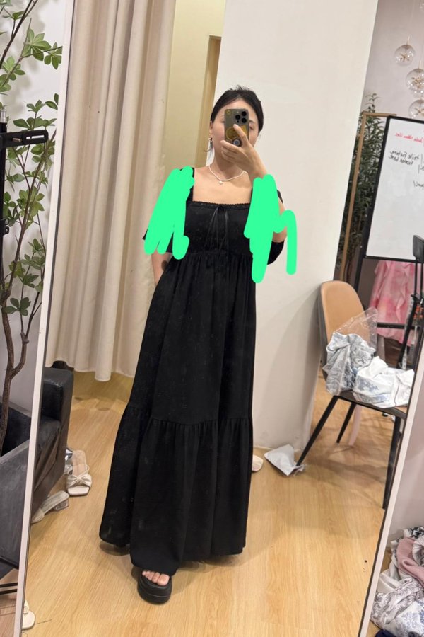 (PO ETA: END AUG) *TPZ* DIORETTE LACE RIBBON MAXI IN BLACK