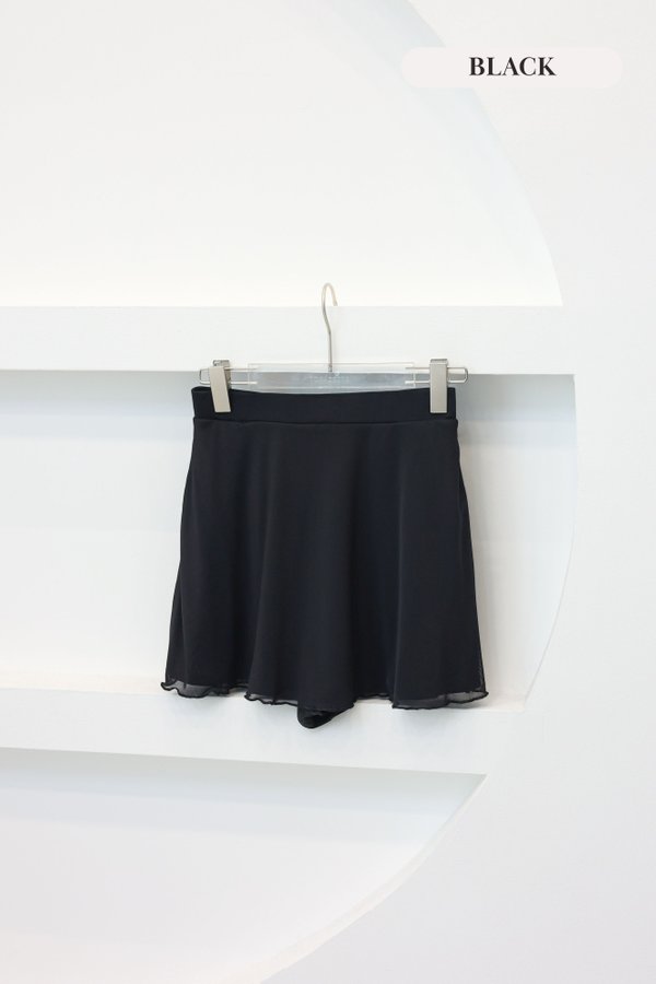 (PREORDER) *TPZ LUXE MESH* STELLA MESH SKORTS (MULTIPLE COLOURS)