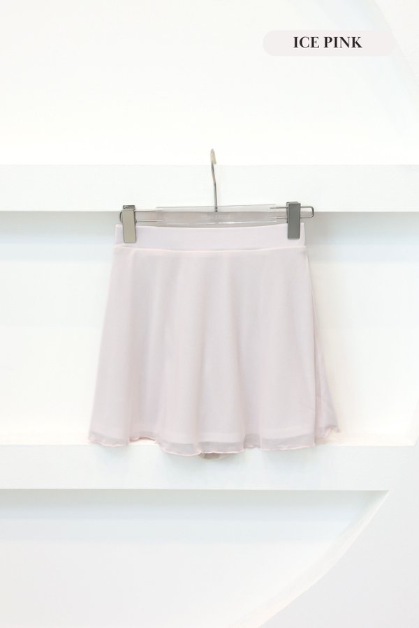 (PREORDER) *TPZ LUXE MESH* STELLA MESH SKORTS (MULTIPLE COLOURS)