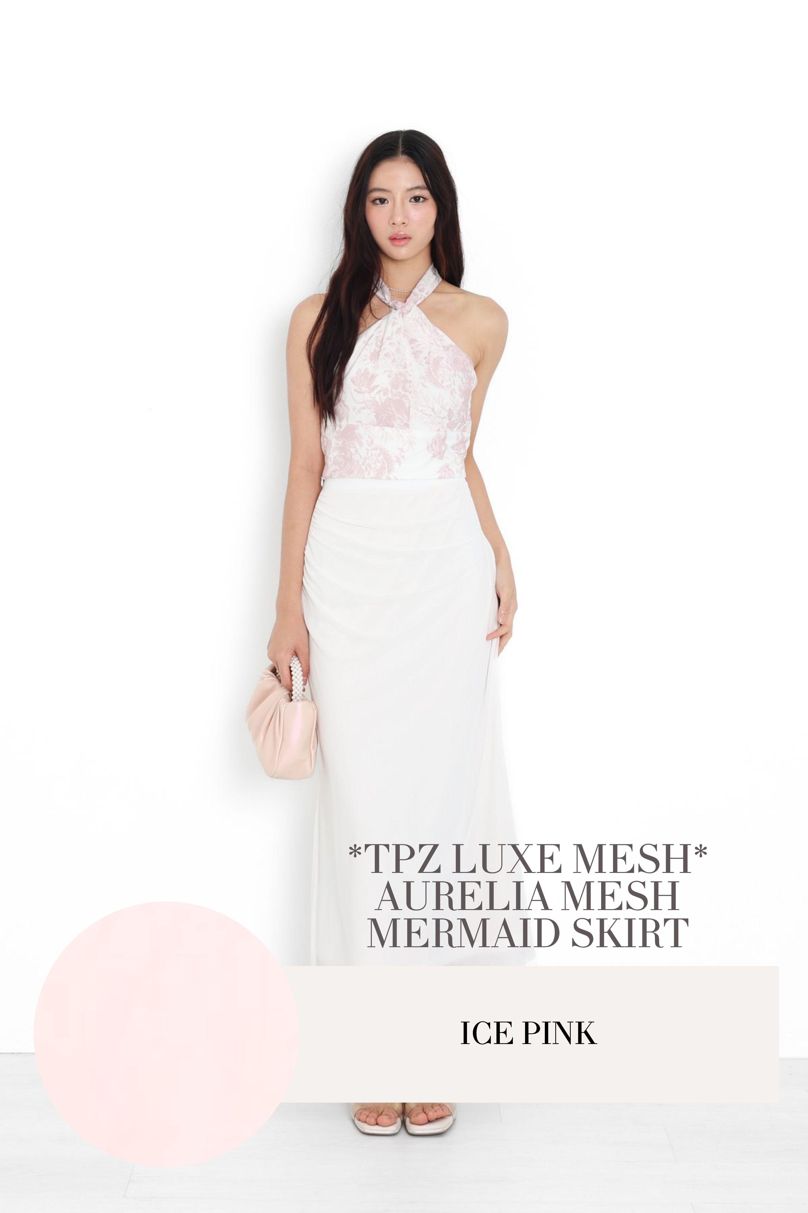 PO ETA: MID AUG) *TPZ LUXE MESH* AURELIA MESH MERMAID SKIRT