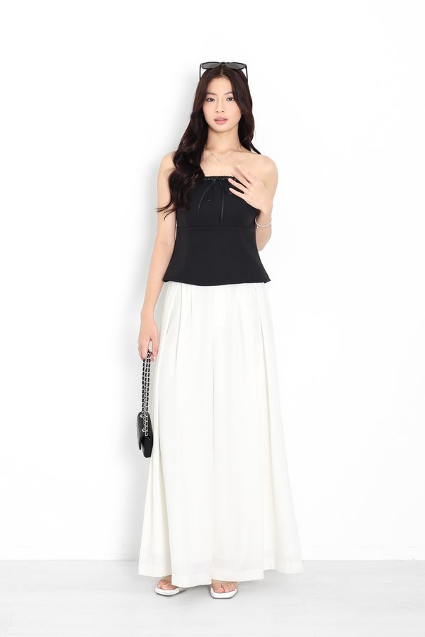 (PO ETA: END AUG) *TPZ* DIORE LACE RIBBON TOP IN BLACK