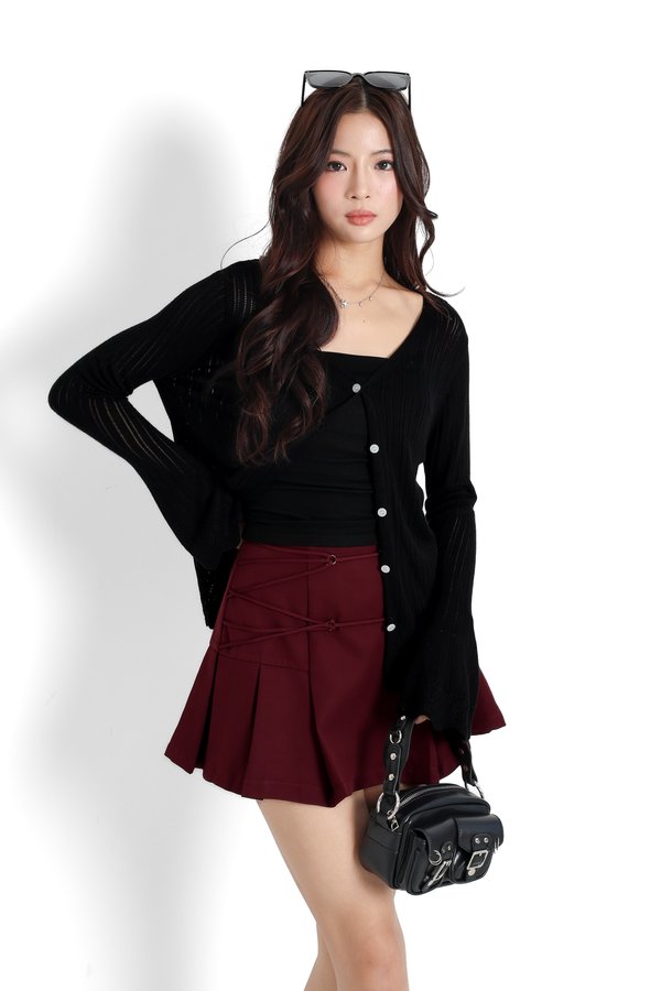 *TPZ* PIXIE FAIRY SKORTS IN BURGUNDY