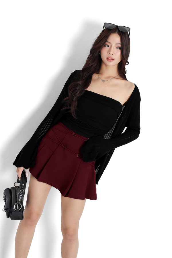 *TPZ* PIXIE FAIRY SKORTS IN BURGUNDY