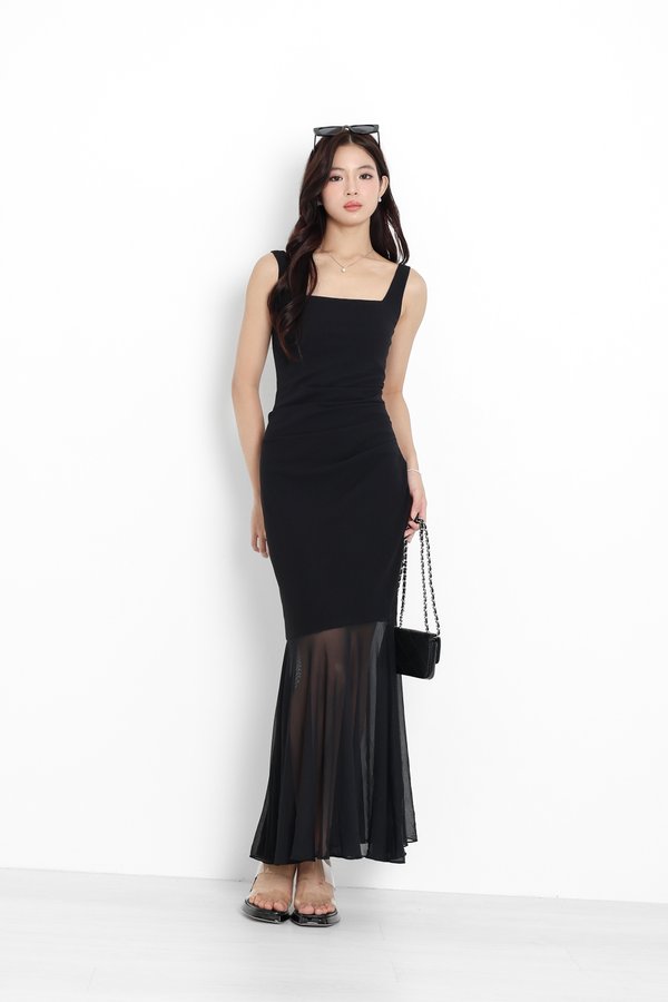 (PO ETA: MID AUG) *TPZ* THE ONE MERMAID DRESS (REGULAR) IN BLACK