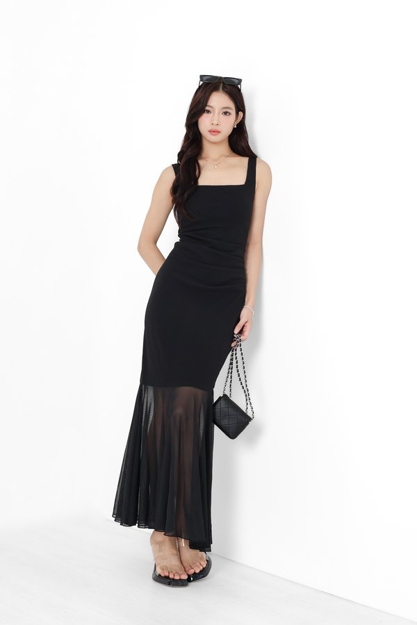 (PO ETA: MID AUG) *TPZ* THE ONE MERMAID DRESS (PETITE) IN BLACK
