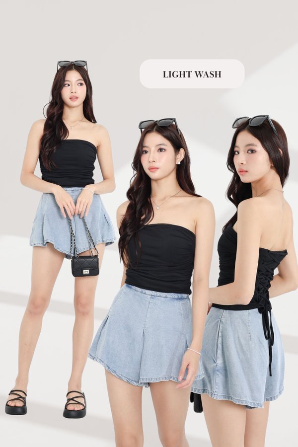 *TPZ* FORTUNA TENCEL DENIM SHORTS (MULTIPLE COLOURS)