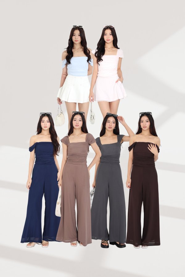 (PREORDER) *TPZ LUXE MESH* CAS MULTI WAY MESH TOP 2.0 (MULTIPLE SOLID COLOURS)
